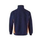 VL SVAROG. Dwukolorowa bluza frotte (260 g/m²) z poliestru (65%) i bawełny (35%)