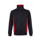 VL SVAROG. Dwukolorowa bluza frotte (260 g/m²) z poliestru (65%) i bawełny (35%)