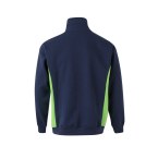VL SVAROG. Dwukolorowa bluza frotte (260 g/m²) z poliestru (65%) i bawełny (35%)