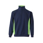 VL SVAROG. Dwukolorowa bluza frotte (260 g/m²) z poliestru (65%) i bawełny (35%)