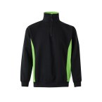 VL SVAROG. Dwukolorowa bluza frotte (260 g/m²) z poliestru (65%) i bawełny (35%)