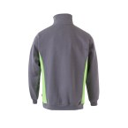 VL SVAROG. Dwukolorowa bluza frotte (260 g/m²) z poliestru (65%) i bawełny (35%)