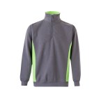 VL SVAROG. Dwukolorowa bluza frotte (260 g/m²) z poliestru (65%) i bawełny (35%)