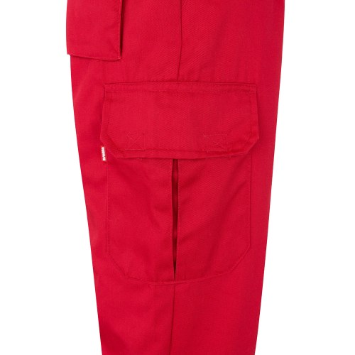 VL POSEIDON. Calças bicolor em sarja multibolsos (210g/m²), em algodão (20%) e poliéster (80%)