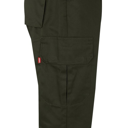 VL POSEIDON. Calças bicolor em sarja multibolsos (210g/m²), em algodão (20%) e poliéster (80%)