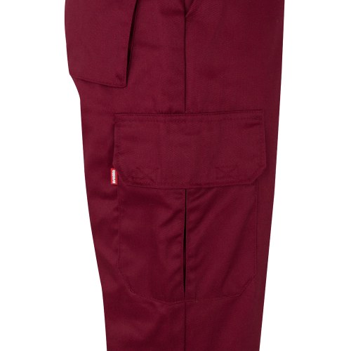 VL POSEIDON. Calças bicolor em sarja multibolsos (210g/m²), em algodão (20%) e poliéster (80%)