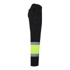 VL POSEIDON. Calças bicolor em sarja multibolsos (210g/m²), em algodão (20%) e poliéster (80%)