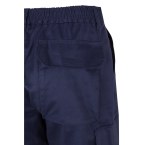 VL POSEIDON. Calças bicolor em sarja multibolsos (210g/m²), em algodão (20%) e poliéster (80%)
