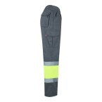 VL POSEIDON. Calças bicolor em sarja multibolsos (210g/m²), em algodão (20%) e poliéster (80%)