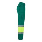 VL POSEIDON. Calças bicolor em sarja multibolsos (210g/m²), em algodão (20%) e poliéster (80%)