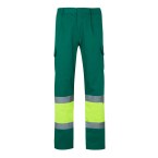 VL POSEIDON. Calças bicolor em sarja multibolsos (210g/m²), em algodão (20%) e poliéster (80%)