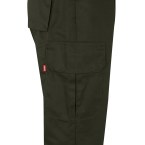 VL POSEIDON. Calças bicolor em sarja multibolsos (210g/m²), em algodão (20%) e poliéster (80%)