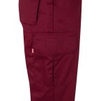 VL POSEIDON. Calças bicolor em sarja multibolsos (210g/m²), em algodão (20%) e poliéster (80%)