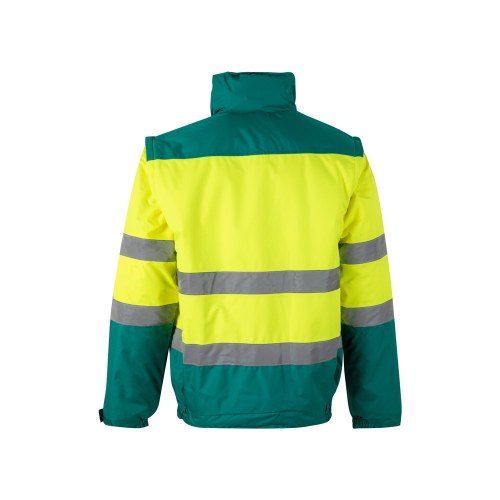 VL JUPITER LARGE. Dwukolorowa ocieplana kurtka (180 g/m²) z poliestru (100%) z powłoką PU