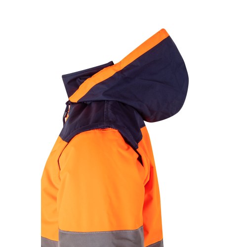 VL JUPITER LARGE. Dwukolorowa ocieplana kurtka (180 g/m²) z poliestru (100%) z powłoką PU