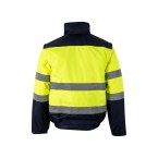 VL JUPITER LARGE. Dwukolorowa ocieplana kurtka (180 g/m²) z poliestru (100%) z powłoką PU