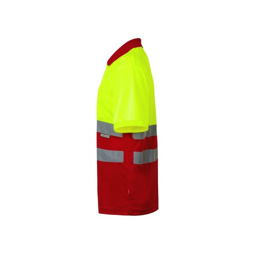 VL CUPID LARGE. Dwukolorowa koszulka polo w ptasie oczy (160 g/m²) z krótkim rękawem, poliester (100%)