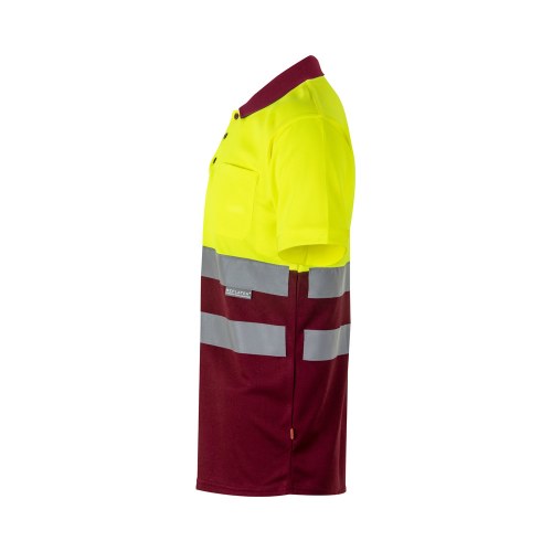 VL CUPID LARGE. Dwukolorowa koszulka polo w ptasie oczy (160 g/m²) z krótkim rękawem, poliester (100%)