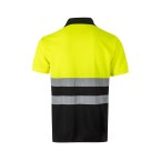 VL CUPID LARGE. Dwukolorowa koszulka polo w ptasie oczy (160 g/m²) z krótkim rękawem, poliester (100%)