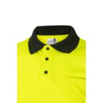 VL CUPID LARGE. Dwukolorowa koszulka polo w ptasie oczy (160 g/m²) z krótkim rękawem, poliester (100%)