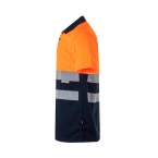 VL CUPID LARGE. Dwukolorowa koszulka polo w ptasie oczy (160 g/m²) z krótkim rękawem, poliester (100%)