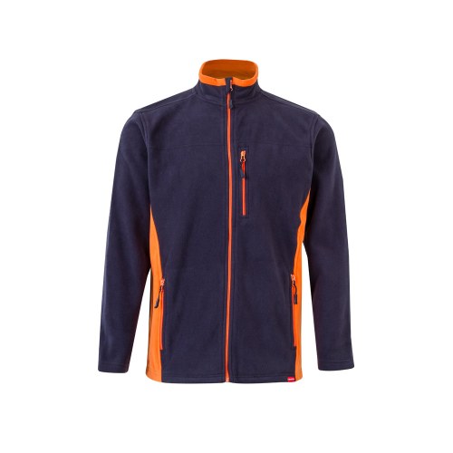 VL GERAS. Dwukolorowa kurtka polarowa (220 g/m²) z poliestru (100%)
