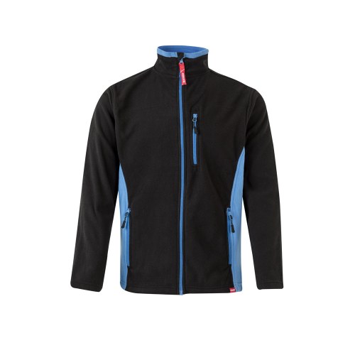 VL GERAS. Dwukolorowa kurtka polarowa (220 g/m²) z poliestru (100%)