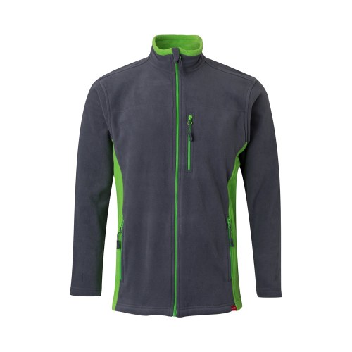 VL GERAS. Dwukolorowa kurtka polarowa (220 g/m²) z poliestru (100%)
