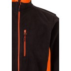 VL GERAS. Dwukolorowa kurtka polarowa (220 g/m²) z poliestru (100%)
