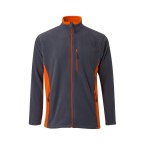 VL GERAS. Dwukolorowa kurtka polarowa (220 g/m²) z poliestru (100%)