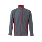 VL GERAS. Dwukolorowa kurtka polarowa (220 g/m²) z poliestru (100%)