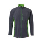 VL GERAS. Dwukolorowa kurtka polarowa (220 g/m²) z poliestru (100%)