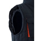 VL NERGAL. Wyściełana kamizelka, dwukolorowa, z wieloma kieszeniami (120 g/m²), z poliestru (100%)