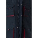 VL NERGAL. Wyściełana kamizelka, dwukolorowa, z wieloma kieszeniami (120 g/m²), z poliestru (100%)
