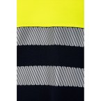 VL BASTET. Dwukolorowa koszulka pikowana (150 g/m²) z bawełny (55%) i poliestru (45%)