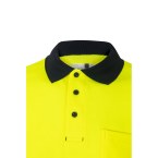 VL ACHELOUS. Dwukolorowa koszulka polo piqué (150 g/m²) z krótkim rękawem, z bawełny (55%) i poliestru (45%)
