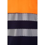VL ACHELOUS. Dwukolorowa koszulka polo piqué (150 g/m²) z krótkim rękawem, z bawełny (55%) i poliestru (45%)