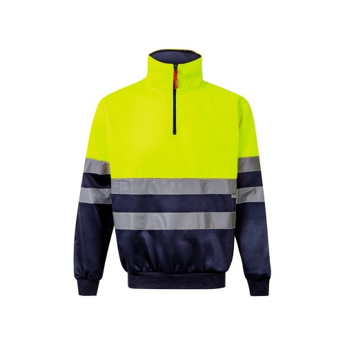 VL THOR. Dwukolorowa bluza (300 g/m²) z polaru poliestrowego (100%)