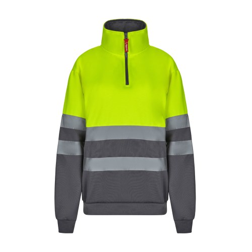 VL THOR. Dwukolorowa bluza (300 g/m²) z polaru poliestrowego (100%)