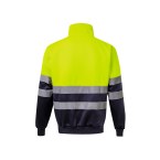 VL THOR. Dwukolorowa bluza (300 g/m²) z polaru poliestrowego (100%)