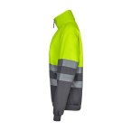 VL THOR. Dwukolorowa bluza (300 g/m²) z polaru poliestrowego (100%)