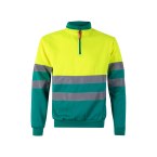 VL THOR. Dwukolorowa bluza (300 g/m²) z polaru poliestrowego (100%)