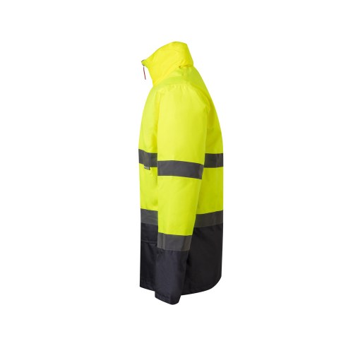 VL THEMIS. Dwukolorowa kurtka (190 g/m²) z poliestru (100%) z powłoką PU
