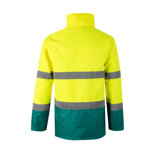 VL THEMIS. Dwukolorowa kurtka (190 g/m²) z poliestru (100%) z powłoką PU