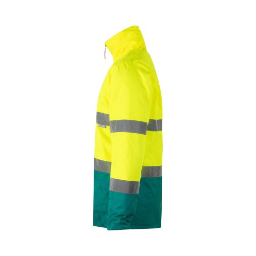VL THEMIS. Dwukolorowa kurtka (190 g/m²) z poliestru (100%) z powłoką PU