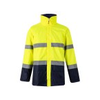 VL THEMIS. Dwukolorowa kurtka (190 g/m²) z poliestru (100%) z powłoką PU