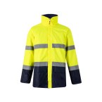 VL THEMIS LARGE. Dwukolorowa kurtka (190 g/m²) z poliestru (100%) z powłoką PU