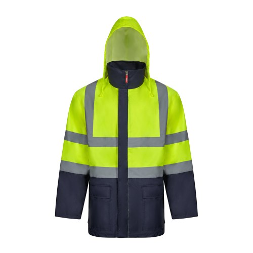 VL JUNO. Dwukolorowa kurtka 4 w 1 (180 g/m²) z poliestru (100%) z powłoką PU