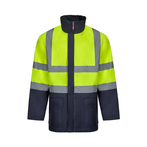 VL JUNO. Dwukolorowa kurtka 4 w 1 (180 g/m²) z poliestru (100%) z powłoką PU