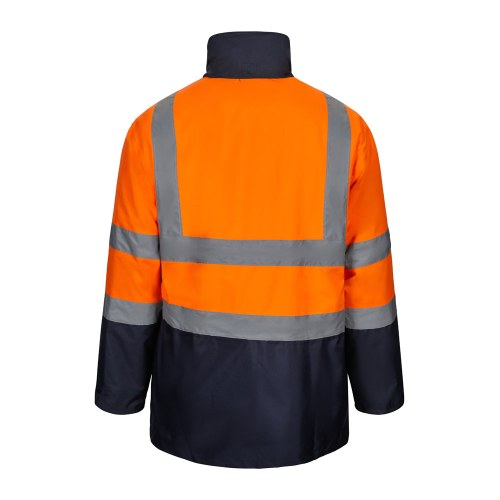 VL JUNO. Dwukolorowa kurtka 4 w 1 (180 g/m²) z poliestru (100%) z powłoką PU